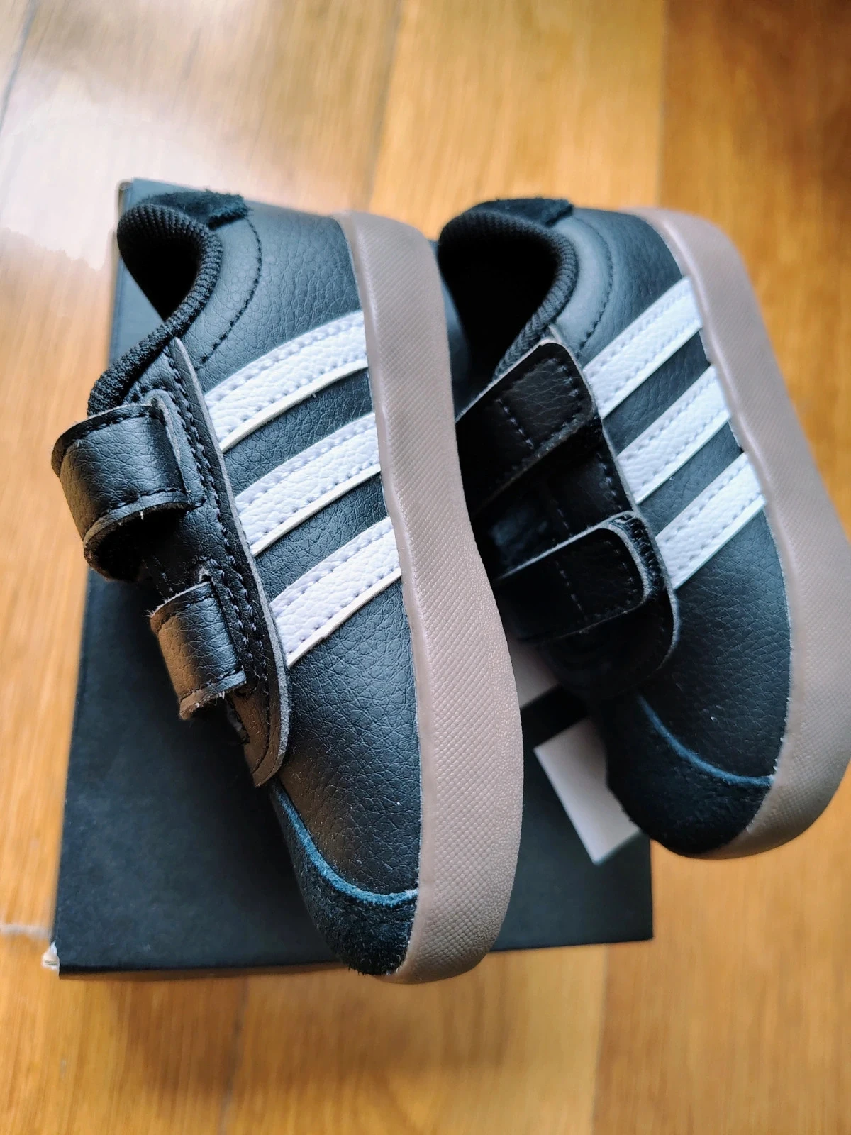 Tênis infantil adidas original Vl Court para skate toddler – photo 4